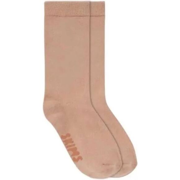 SKIMS Everyday Mid Calf Socks Clay NWT - Picture 1 of 4